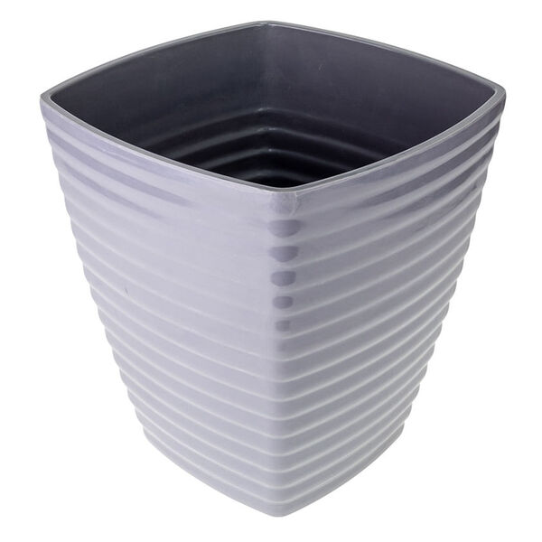 Vaso Melamina Lirio 26 Cm Cinza Hauskraft