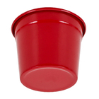 Vaso Metal Crisântemo Vermelho 13x15,7cm Sitios