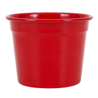 Vaso Metal Crisântemo Vermelho 13x15,7cm Sitios