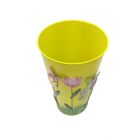 Vaso Metal Enfeite Jardim Quintal Varanda Borboleta Flor Amar