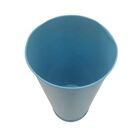 Vaso Metal Enfeite Jardim Quintal Varanda Borboleta Flor Azul