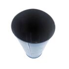 Vaso Metal Enfeite Jardim Quintal Varanda Passaro Flor Azul