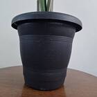 Vaso Milano Sem Prato (p-20,5x18,5) Preto Riqueplás