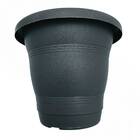 Vaso Milano Sem Prato (p-20,5x18,5) Preto Riqueplás