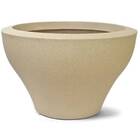 Vaso Ming Redondo Baixo 23 (12l) Cor Areia Nutriplan