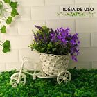 Vaso Mini Bicicleta Decorativa P/ Mesas Flores Artificiais