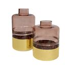 Vaso Moderno Coleção Fundo Dourado M