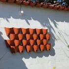 Vaso Modular De Parede (41x14x19) Cor Terracota Okla