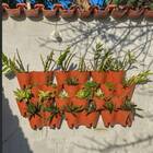 Vaso Modular De Parede (41x14x19) Cor Terracota Okla