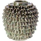 Vaso Morpheu Cerâmica Verde Decorativo Home&co 25x23cm