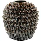 Vaso Morpheu Cerâmica Verde Decorativo Home&co 25x23cm