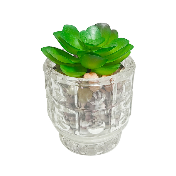 Vaso Multiuso Decorativo De Vidro Forte Transparente