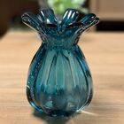 Vaso Murano Azul  - 18 Cm