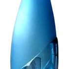 Vaso Murano Decorativo Azul Brilhante Com Fosco 40 X 15