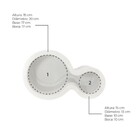 Vaso Organique 14 Terracota