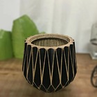 Vaso Origami Redondo 30 Envelhecido