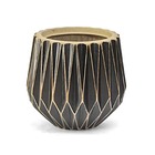 Vaso Origami Redondo 30 Envelhecido