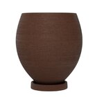 Vaso Oval 50x41cm Polietileno Sem Prato Fibrarte Lux Telhas