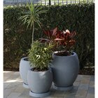 Vaso Oval 62x45cm Polietileno Sem Prato Fibrarte