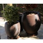 Vaso Oval 62x45cm Polietileno Sem Prato Fibrarte