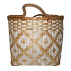 Vaso Palha Plantas Cesta Artesanal Jardim Casa Enfeite Decora