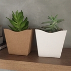 Vaso Papel Vintage Branco 12x11cm Albano