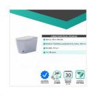 Vaso Para Banheiro Digital Smart Nero Branco