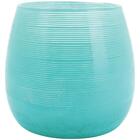 Vaso Para Jardim De Vidro Verde Decorativo Enfeite Ambiente