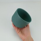 Vaso Para Jardim Decorativo Plantas Flor Verde Com Pé 11x9cm
