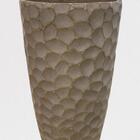 Vaso Para Planta 77 Cm Fibrocimento Taupe Cone - Flor Arte