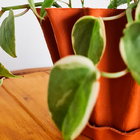 Vaso Para Planta Flor Modelo Ondulado Plástico Reciclado