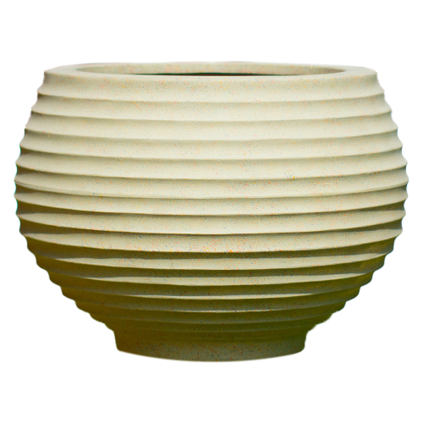 Vaso Para Plantas Bolonha 26cm Largura X 24cm Altura - Areia