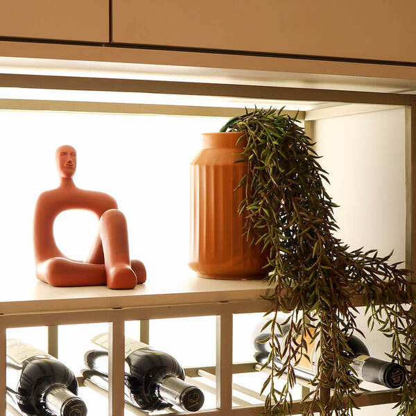 Vaso Para Plantas Cerâmica Laranja Terra Decoração Para Sala