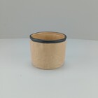 Vaso Para Plantas Decorativo Enfeite De Cerâmica Bege 10cm