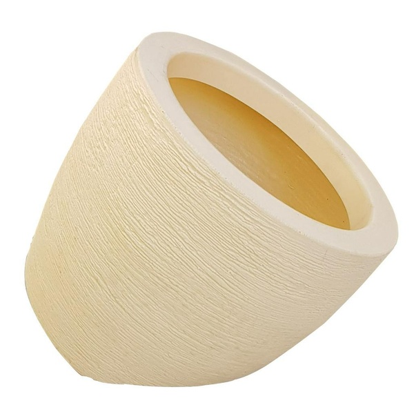Vaso Para Plantas Deitado em Polietileno 28x33cm 10l Bege