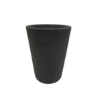 Vaso para Plantas Polietileno Texturizado 79x48cm Preto