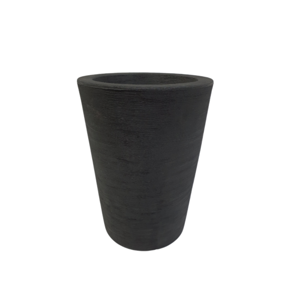 Vaso para Plantas Polietileno Texturizado 79x48cm Preto