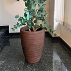 Vaso Para Plantas - Siena 30cm Largua X 40cm Altura - Marrom