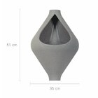 Vaso Parede 51x35cm Gota Japi Cimento