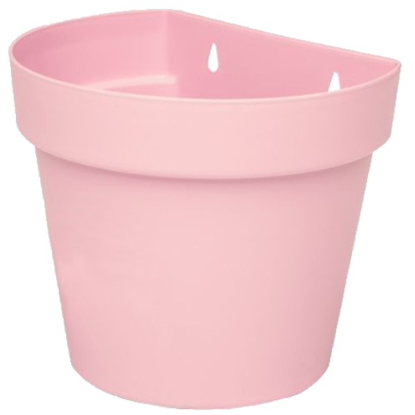 Vaso Parede 6 Lts Rosa 25X21,5X19,5Cm - Fertilizare