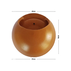 Vaso Parede Cerâmico Bolacha Grande 20x10,5