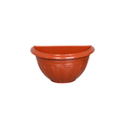Vaso Parede Florença Marrom 30x17x16cm Rischioto