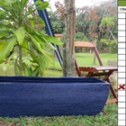 Vaso Planta 100x30 Jardineira Floreira Polietileno - Azul Esc