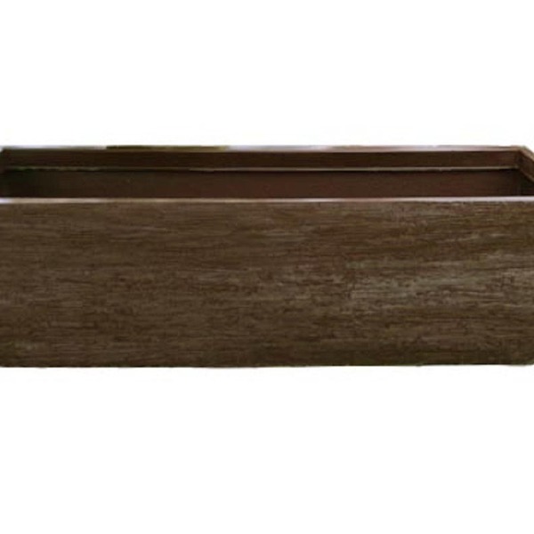 Vaso Planta 100x30 Jardineira Floreira Polietileno - Marrom C