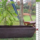 Vaso Planta 100x30 Jardineira Floreira Polietileno - Marrom M