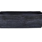 Vaso Planta 100x30 Jardineira Floreira Polietileno - Preto 002