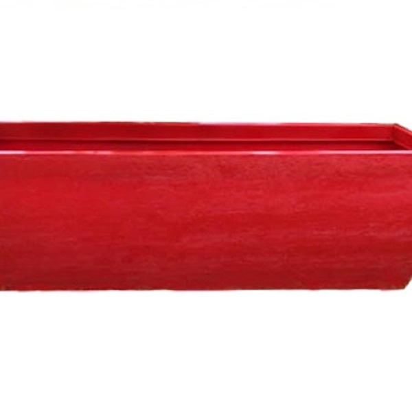 Vaso Planta 100x30 Jardineira Floreira Polietileno - Vermelho