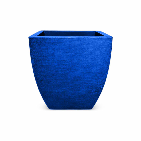 Vaso Planta 30x30 Moderno Trapézio Polietileno - Azul Arara 0