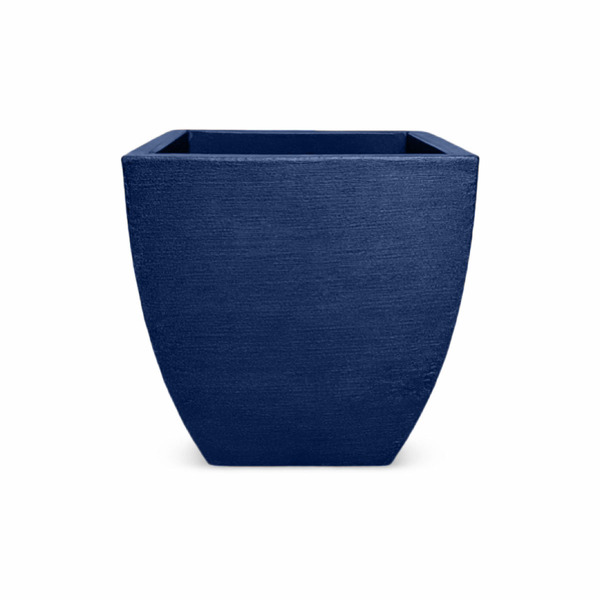 Vaso Planta 30x30 Moderno Trapézio Polietileno - Azul Escuro