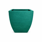 Vaso Planta 30x30 Moderno Trapézio Polietileno - Azul Turques